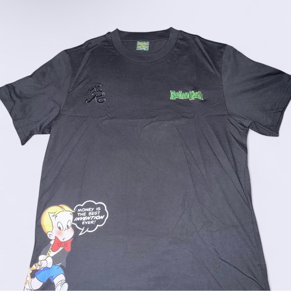 Richie Rich - Money Black cotton T-Shirt